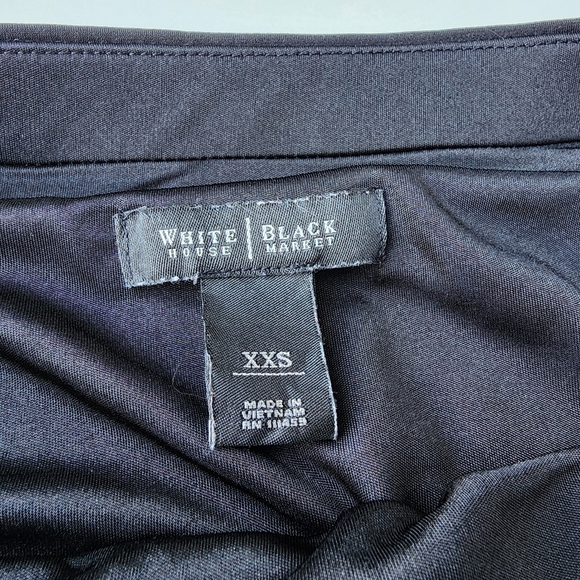 White House Black Market WHBM Blue Floral Print Strapless Dress XXS - Picture 13 of 14